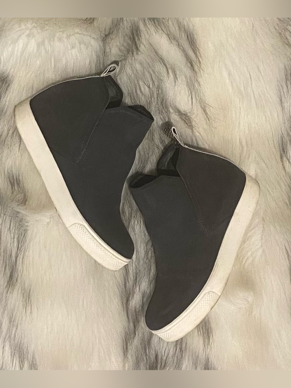 Dolce Vita Black Chukka Boots with White Sole